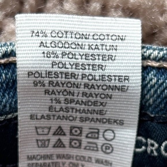 Lucky Brand Sweet Crop Medium Wash Distressed Jeans Size 4 - Picture 6 of 12